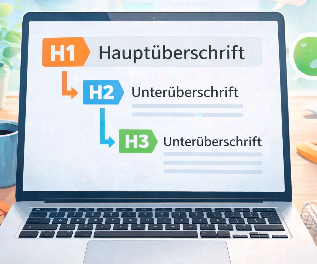 Überschriften sind das Navigationssystem deiner Seite – für Menschen und für Suchmaschinen. 